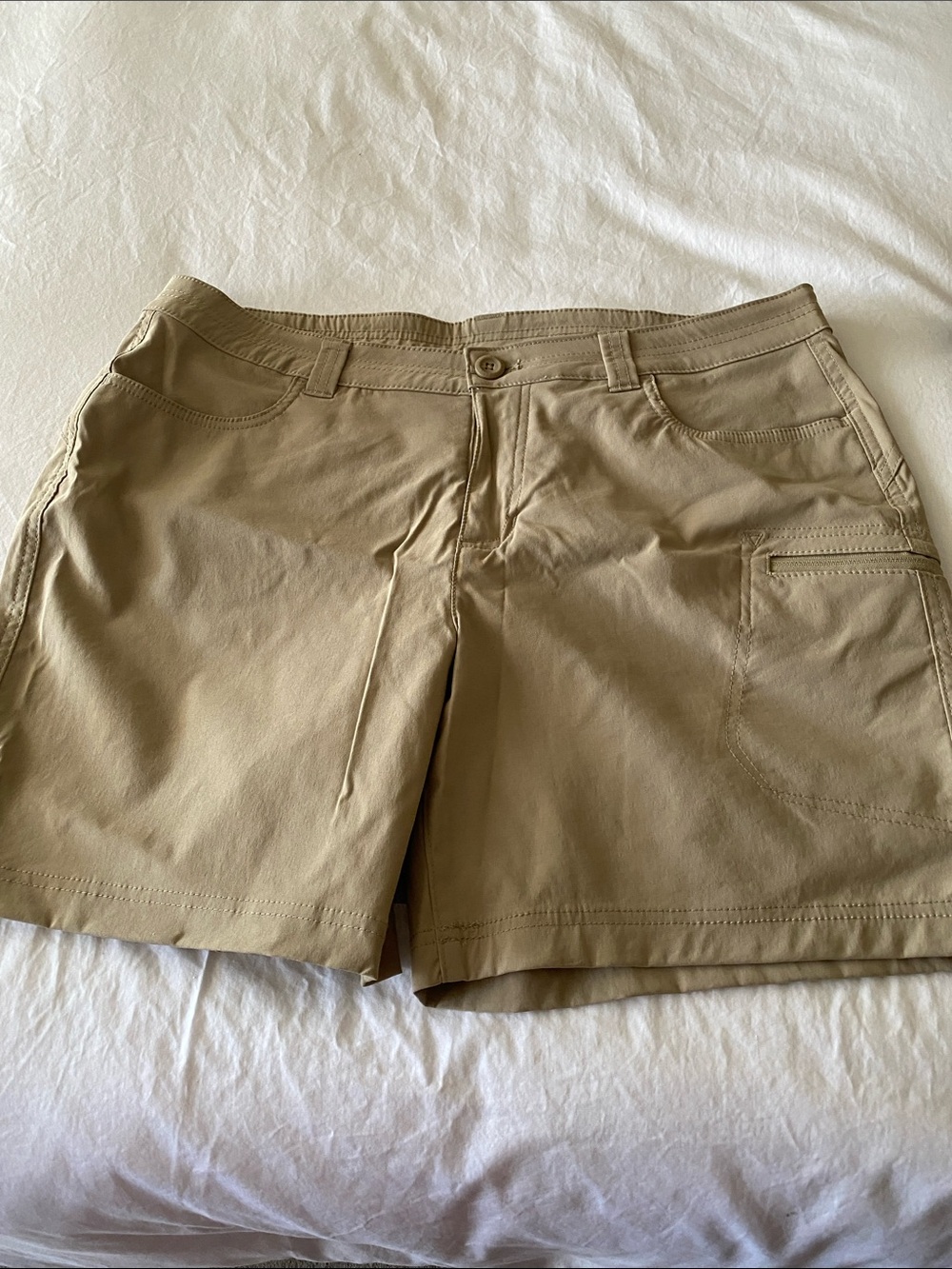 Eddie Bauer Khaki Outdoor Utility Shorts
